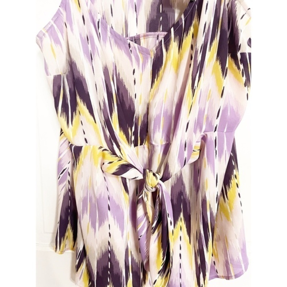 Torrid Peplum Georgette Tie-Front Cami NWT Sz 2X - Picture 6 of 9